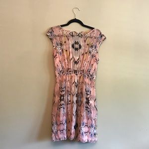 J Crew  Blush Marble Print Dress